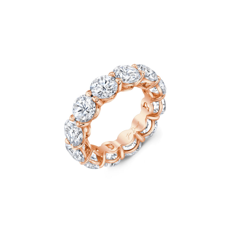 Olivia Large Round Brilliant Lab Diamond Eternity Band image 7
