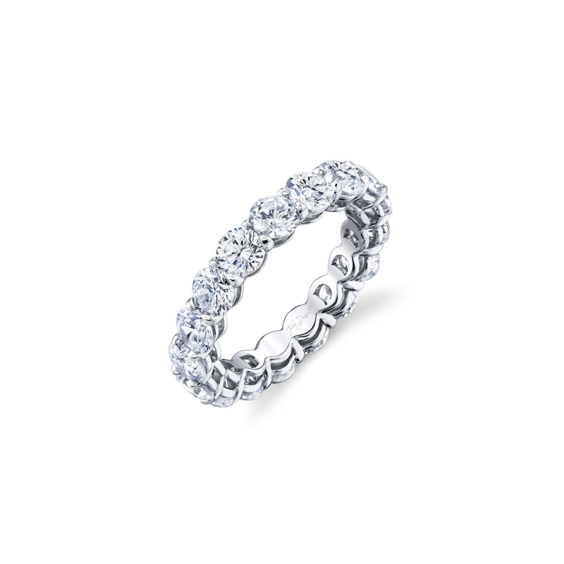 Olivia Large Round Brilliant Lab Diamond Eternity Band image 1