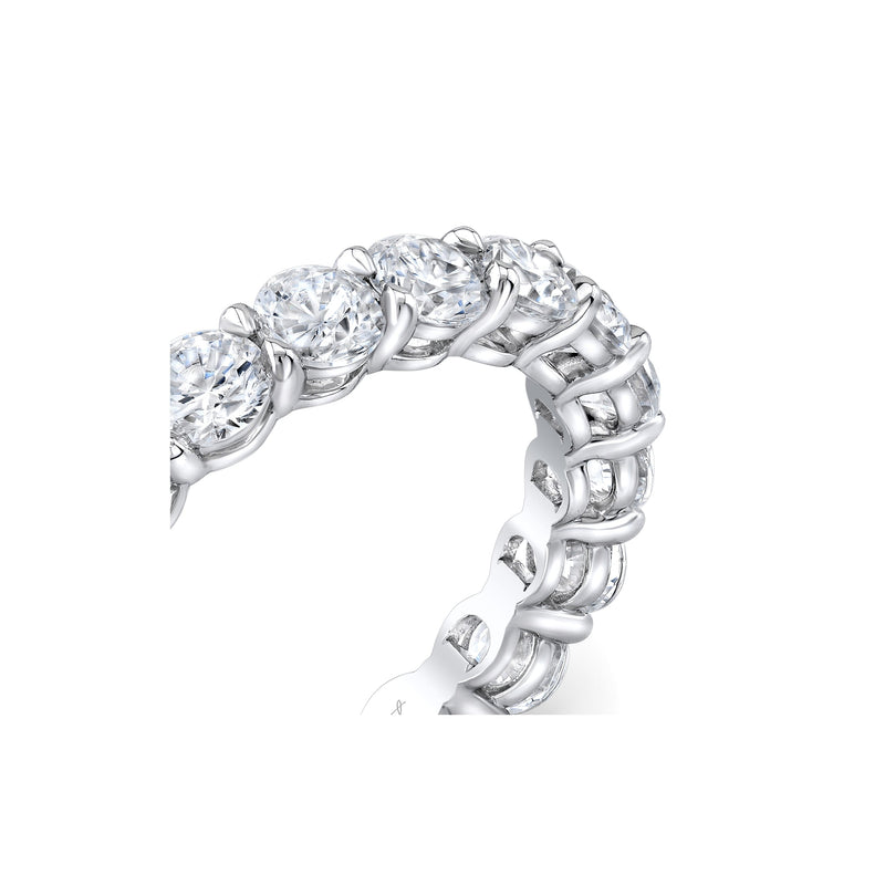 Olivia Large Round Brilliant Lab Diamond Eternity Band image 16