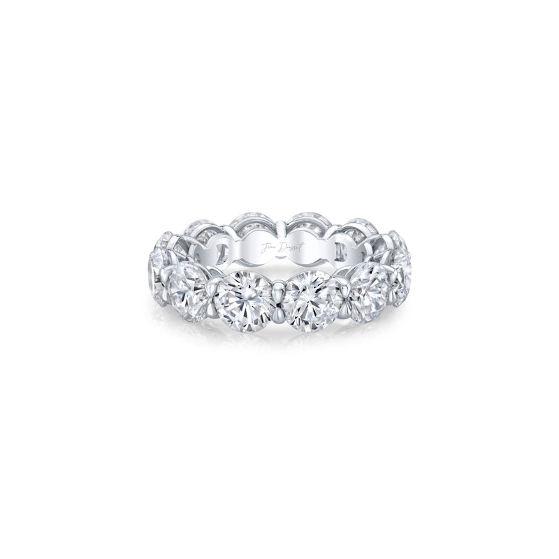 Olivia Large Round Brilliant Lab Diamond Eternity Band image 12
