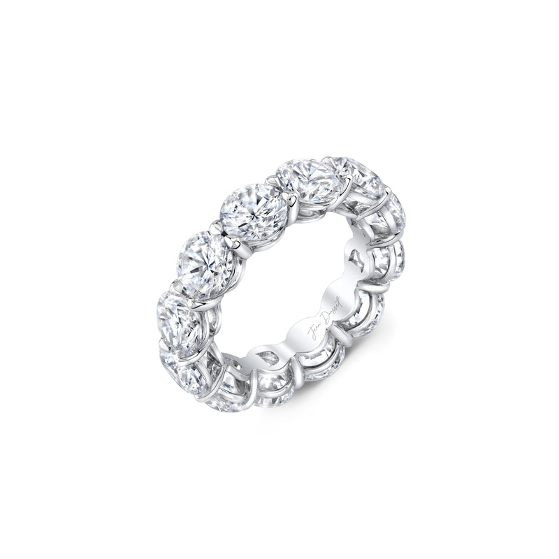 Olivia Large Round Brilliant Lab Diamond Eternity Band image 5