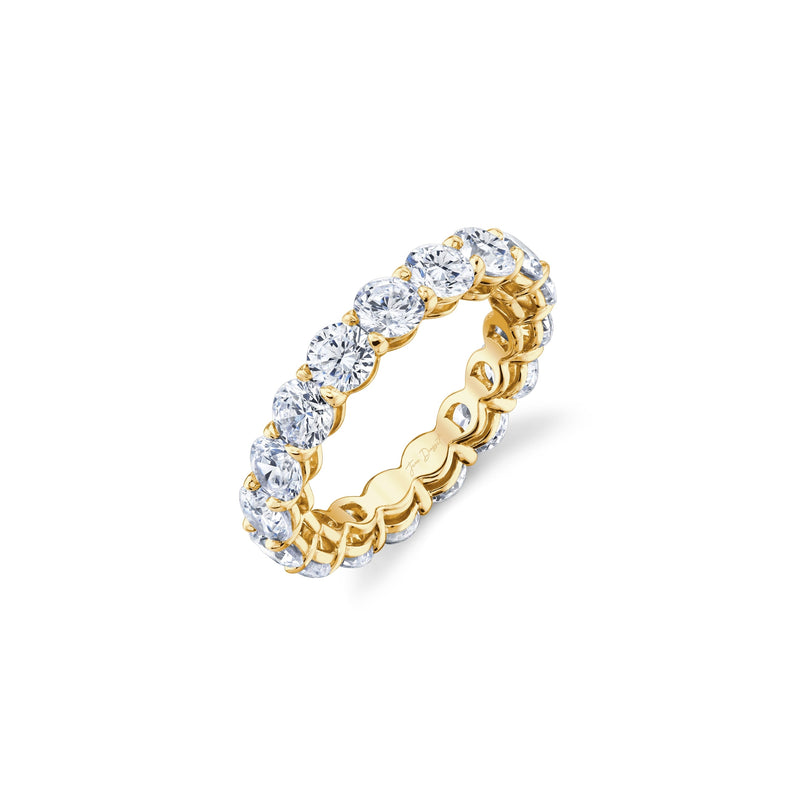 Olivia Large Round Brilliant Lab Diamond Eternity Band image 2
