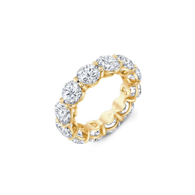 Olivia Large Round Brilliant Lab Diamond Eternity Band image 6