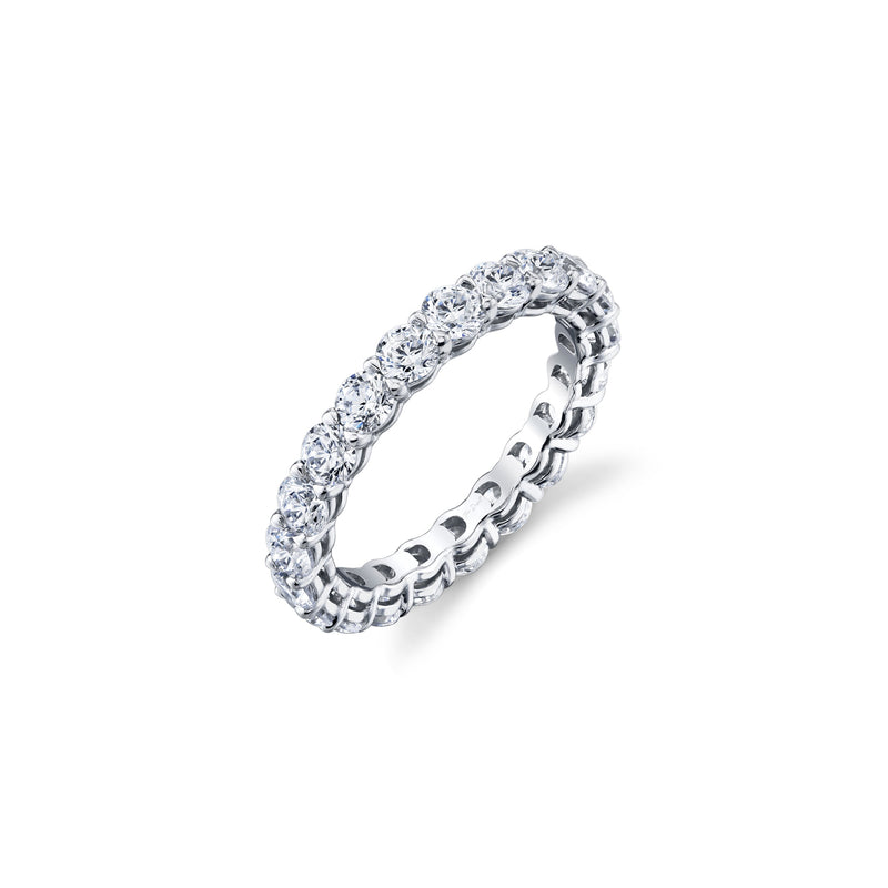 Olivia Round Brilliant Lab Diamond Eternity Band image 1