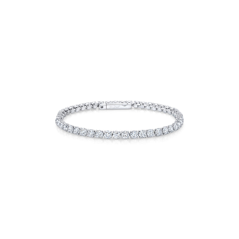 Olivia Round Brilliant Lab Diamond Tennis Bracelet image 1