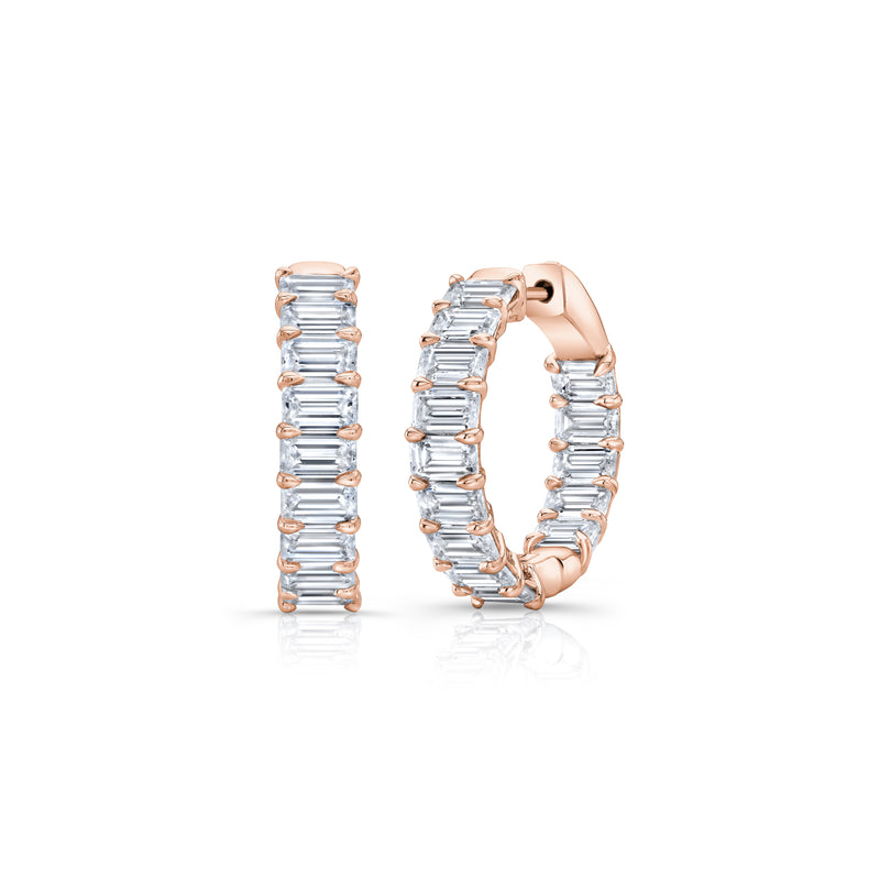 Olivia Lab Diamond Inside Out Hoops image 16