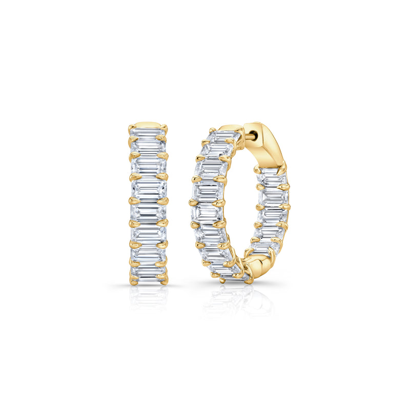 Olivia Lab Diamond Inside Out Hoops image 15