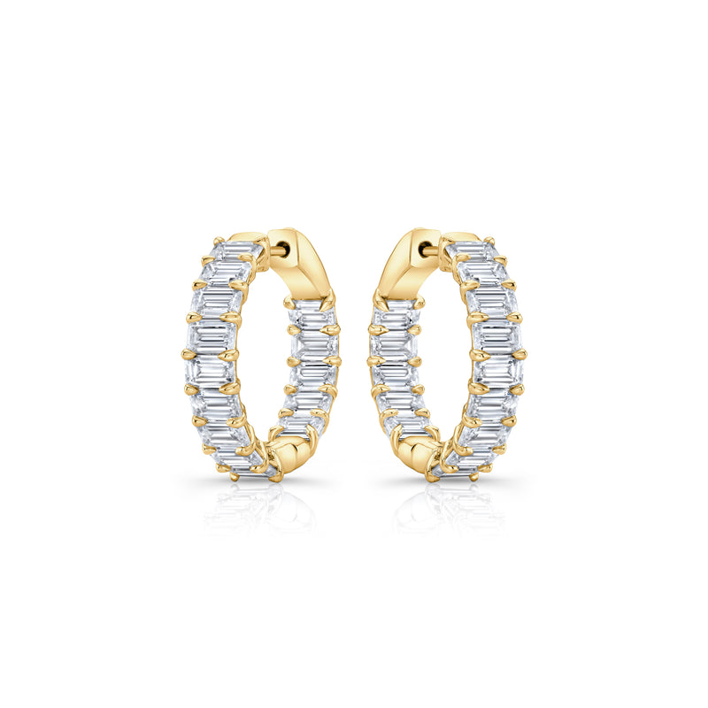 Olivia Lab Diamond Inside Out Hoops image 23
