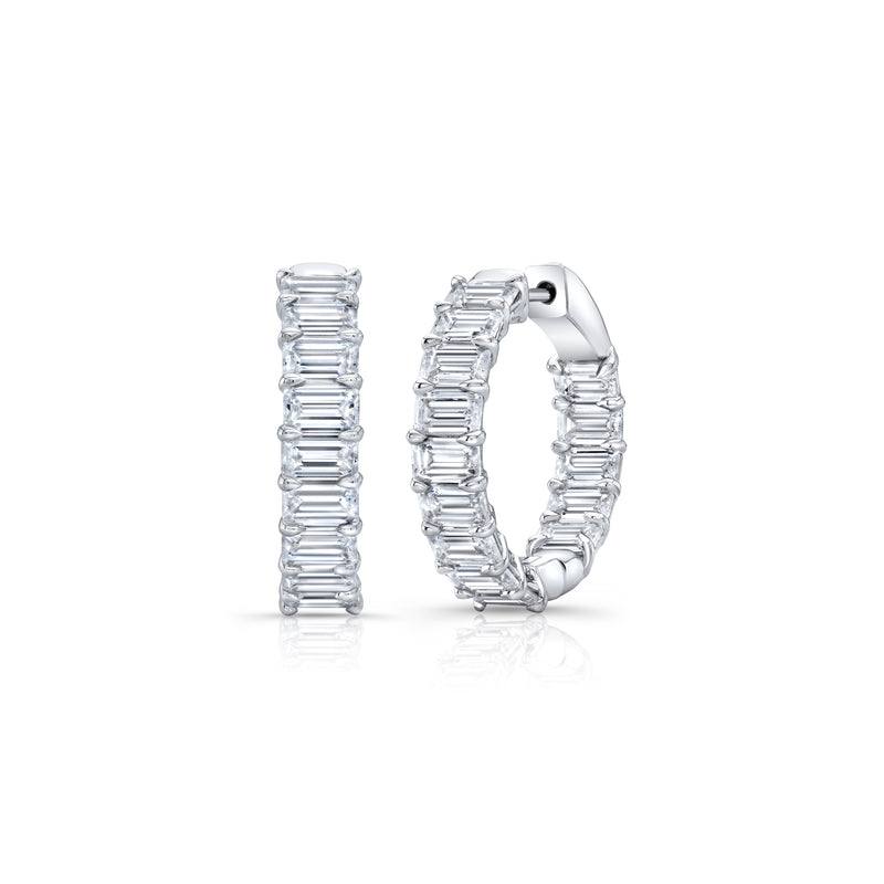 Olivia Lab Diamond Inside Out Hoops image 14