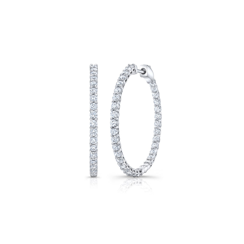 Olivia Lab Diamond Petite Inside Out Hoops image 10