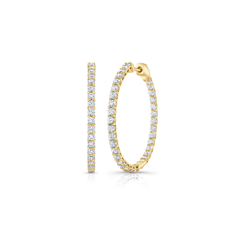 Olivia Lab Diamond Petite Inside Out Hoops image 11