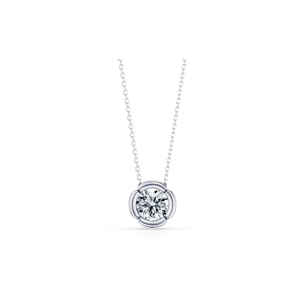 Dorée Lab Diamond Round Brilliant Pendant image 16
