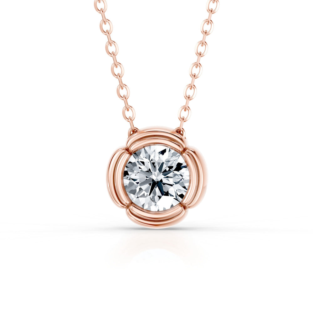 Dorée Lab Diamond Round Brilliant Pendant image 12