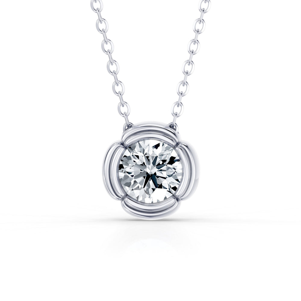 Dorée Lab Diamond Round Brilliant Pendant image 2