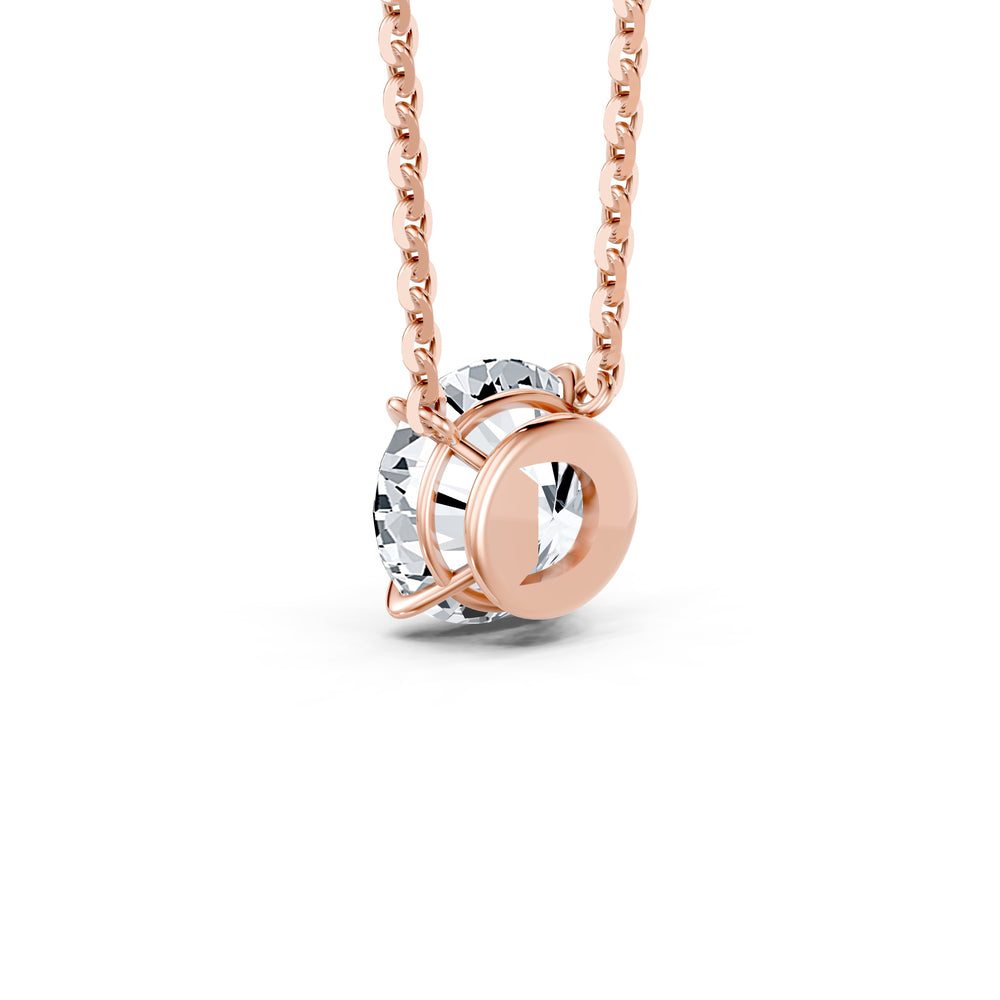 Claire Lab Diamond Round Brilliant Solitaire Pendant image 34