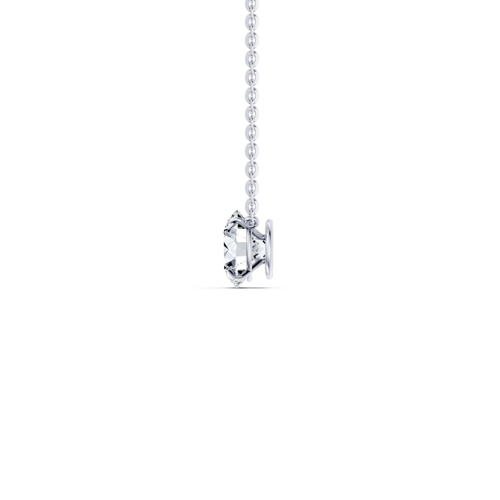 Claire Lab Diamond Round Brilliant Solitaire Pendant image 23