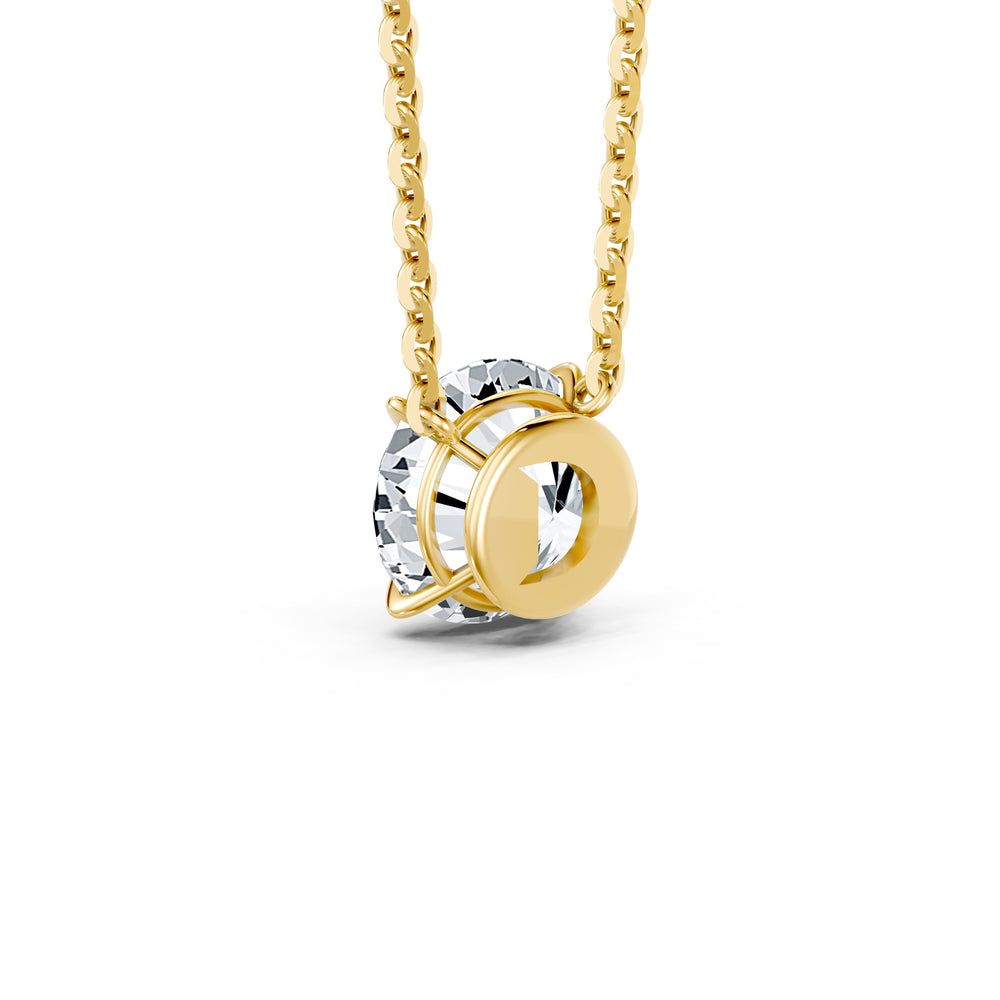 Claire Lab Diamond Round Brilliant Solitaire Pendant image 29