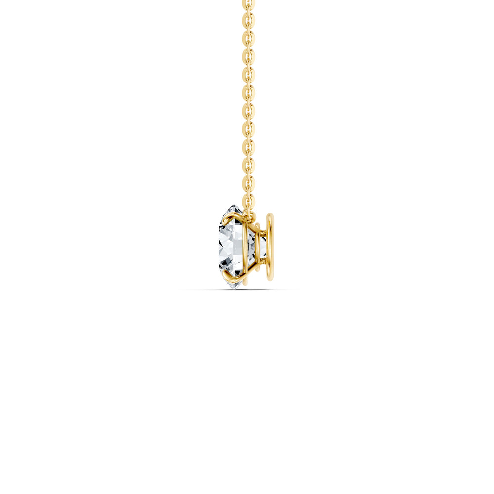 Claire Lab Diamond Round Brilliant Solitaire Pendant image 48