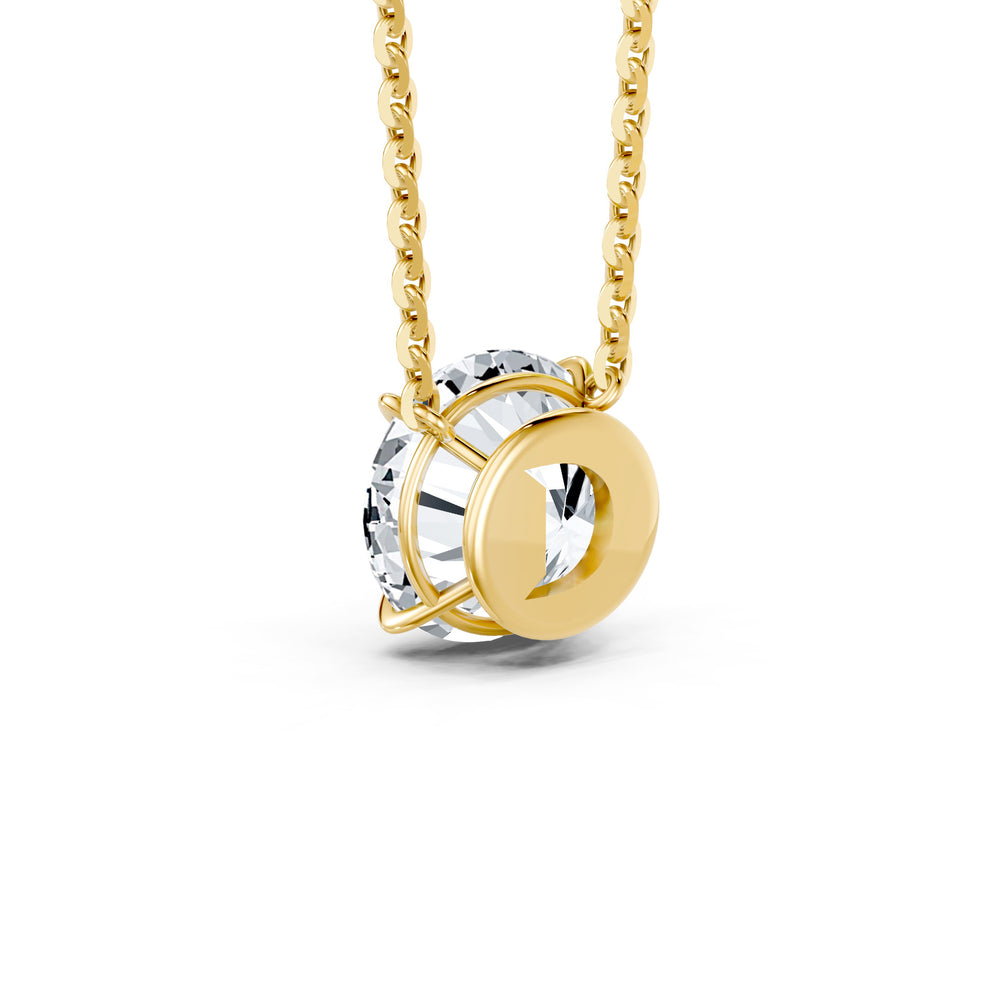 Claire Lab Diamond Round Brilliant Solitaire Pendant image 49
