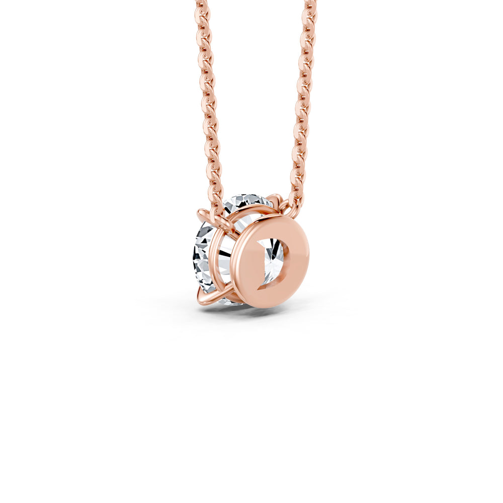 Claire Lab Diamond Round Brilliant Solitaire Pendant image 13