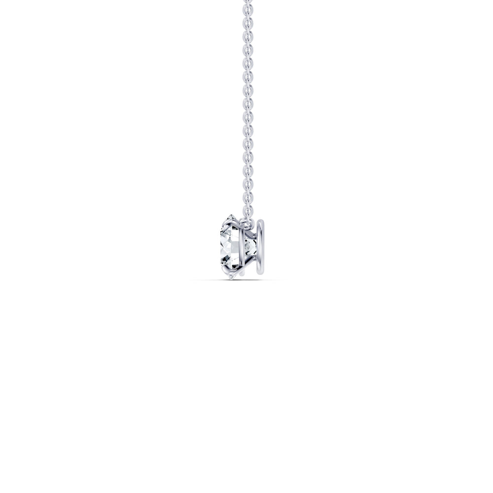 Claire Lab Diamond Round Brilliant Solitaire Pendant image 18