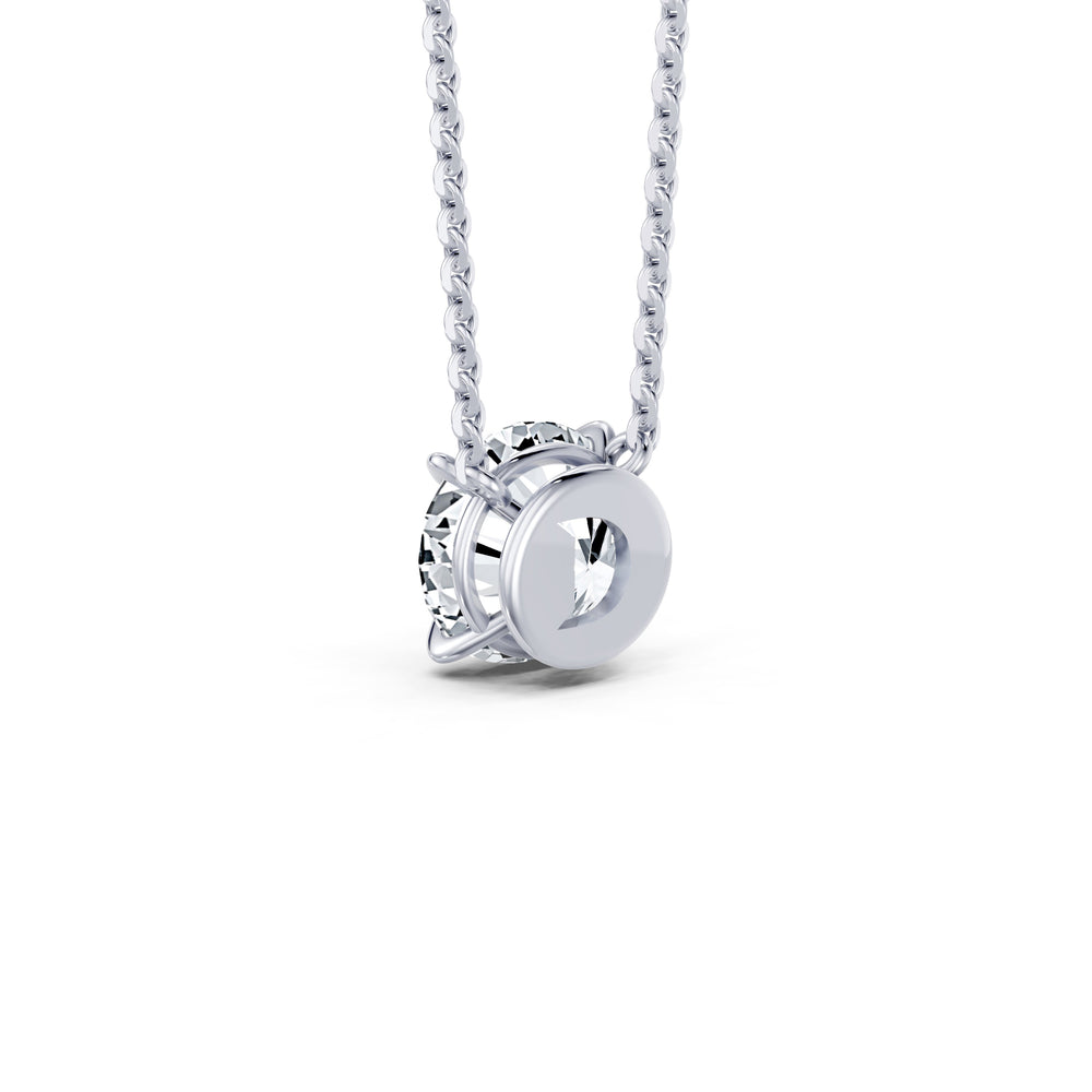 Claire Lab Diamond Round Brilliant Solitaire Pendant image 19