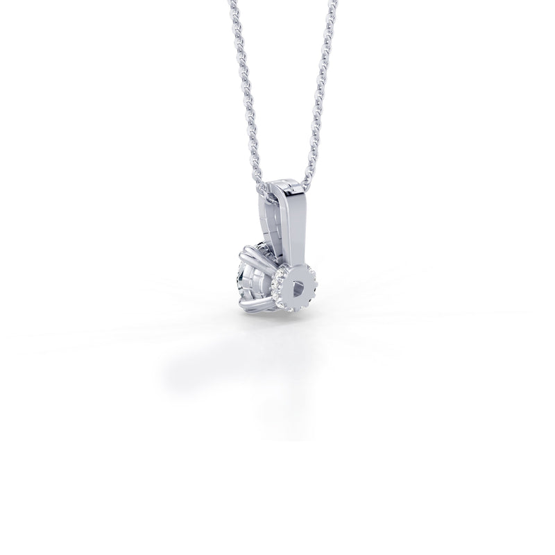 Soho Bezel Lab Diamond Round Brilliant Pendant image 4