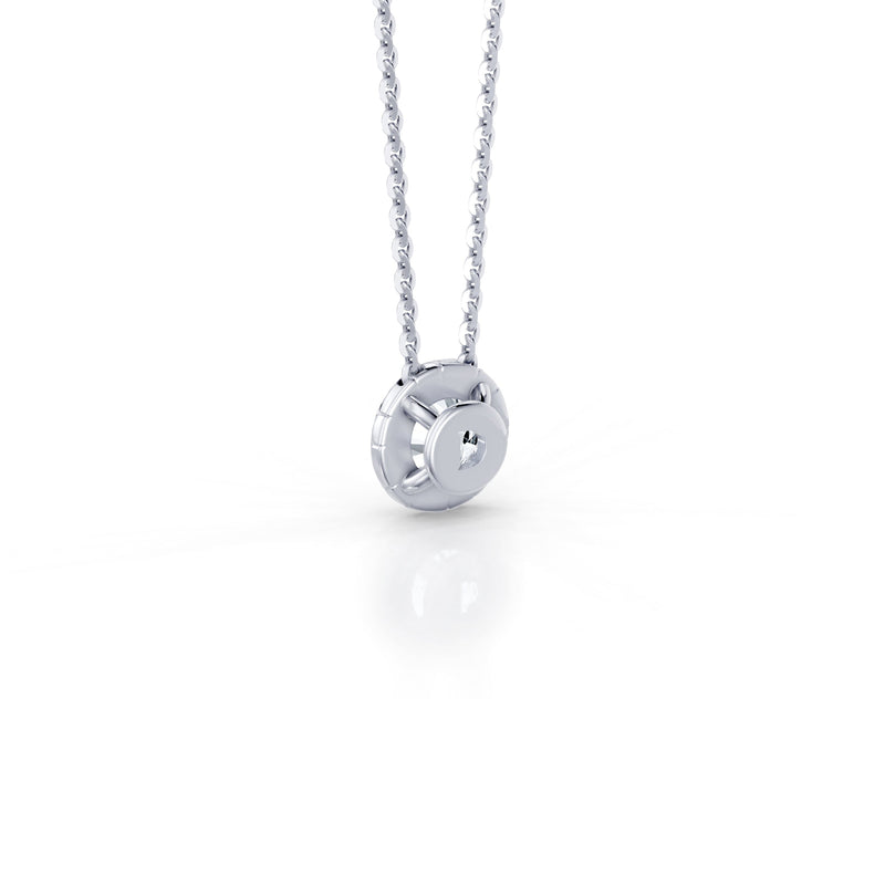 Soho Bezel Essential Lab Diamond Round Brilliant Necklace image 4