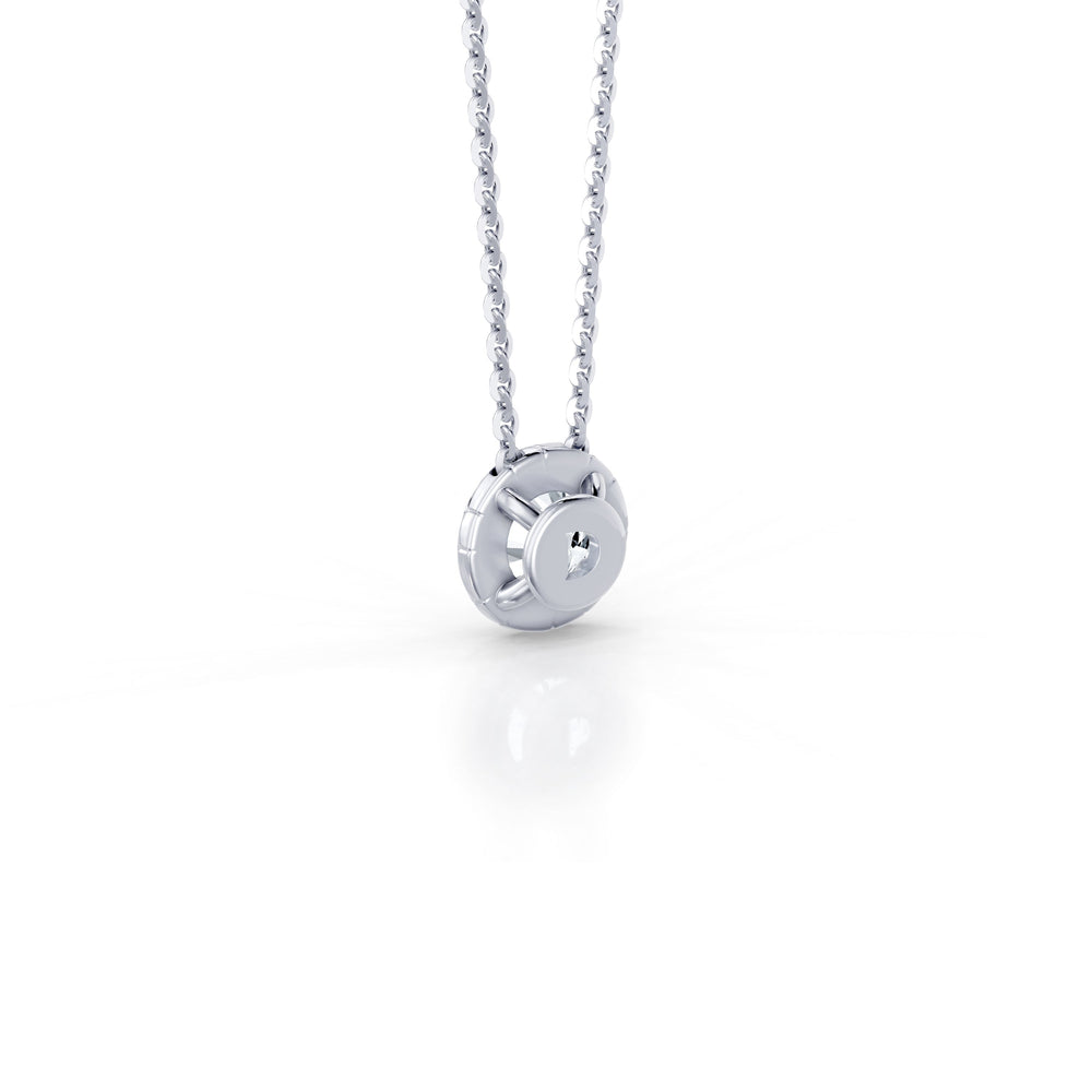 Soho Bezel Essential Lab Diamond Round Brilliant Necklace image 16