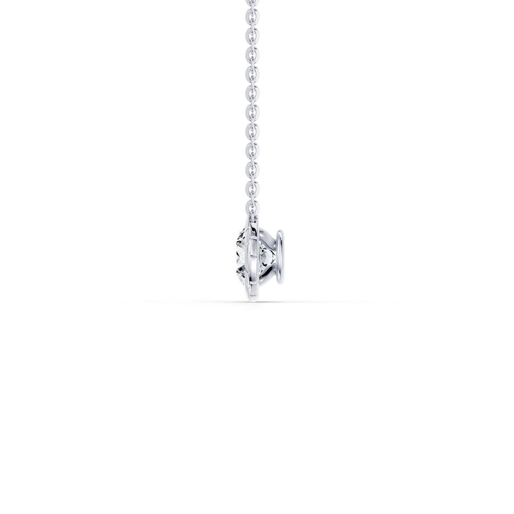 Soho Bezel Essential Lab Diamond Round Brilliant Necklace image 15