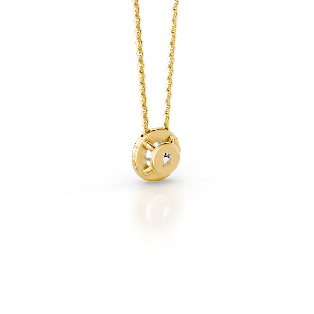 Soho Bezel Essential Lab Diamond Round Brilliant Necklace image 8