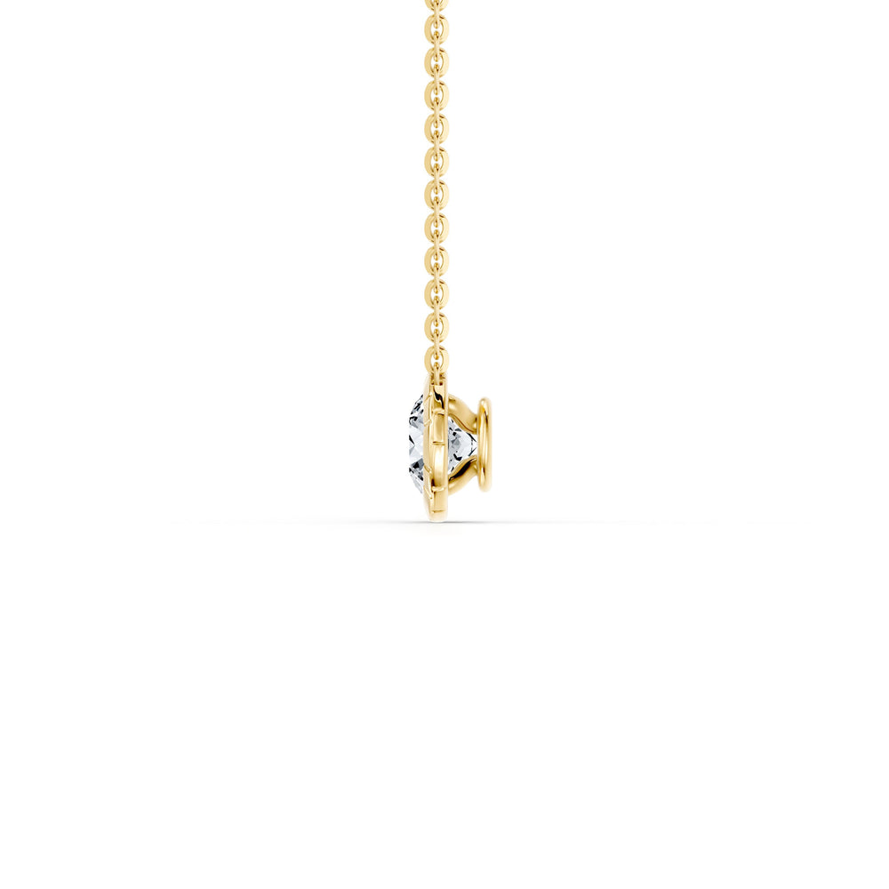Soho Bezel Essential Lab Diamond Round Brilliant Necklace image 7