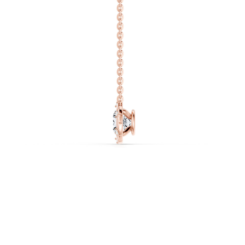 Soho Bezel Round Brilliant Studded Necklace image 11