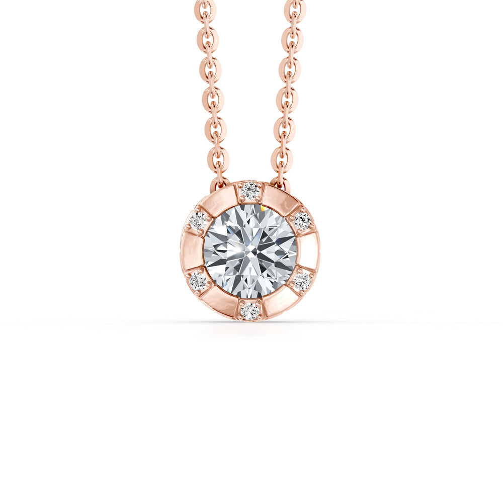Soho Bezel Round Brilliant Studded Necklace image 10