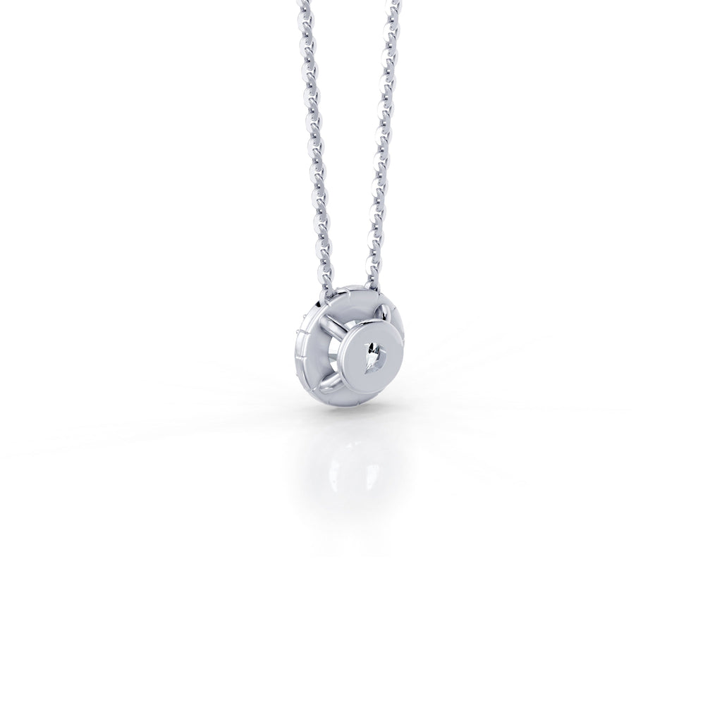 Soho Bezel Round Brilliant Studded Necklace image 4