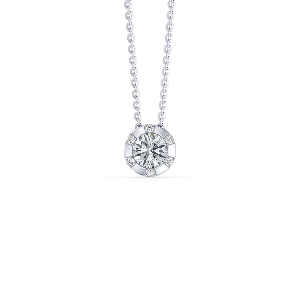 Soho Bezel Round Brilliant Studded Necklace image 13