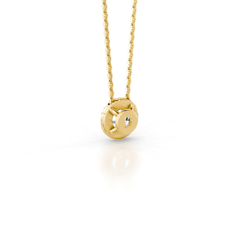 Soho Bezel Round Brilliant Studded Necklace image 8