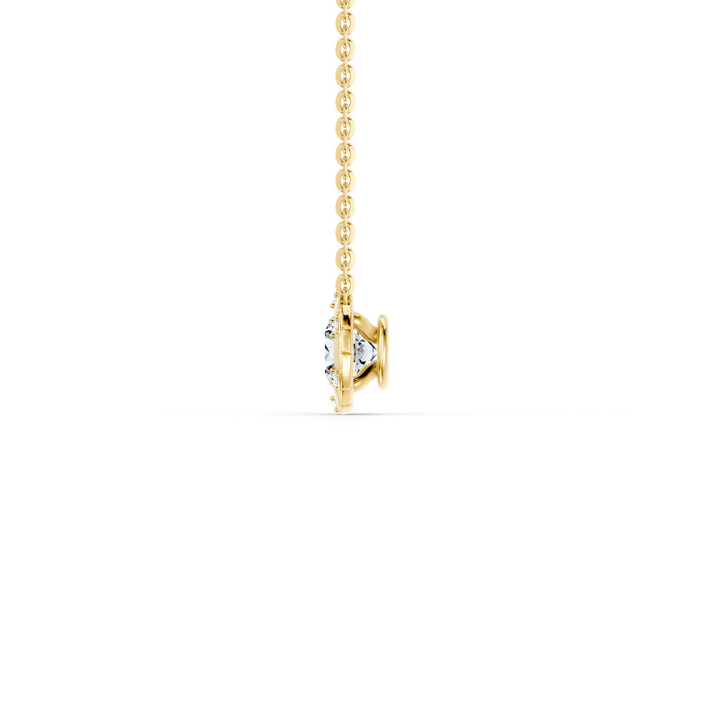 Soho Bezel Round Brilliant Studded Necklace image 7