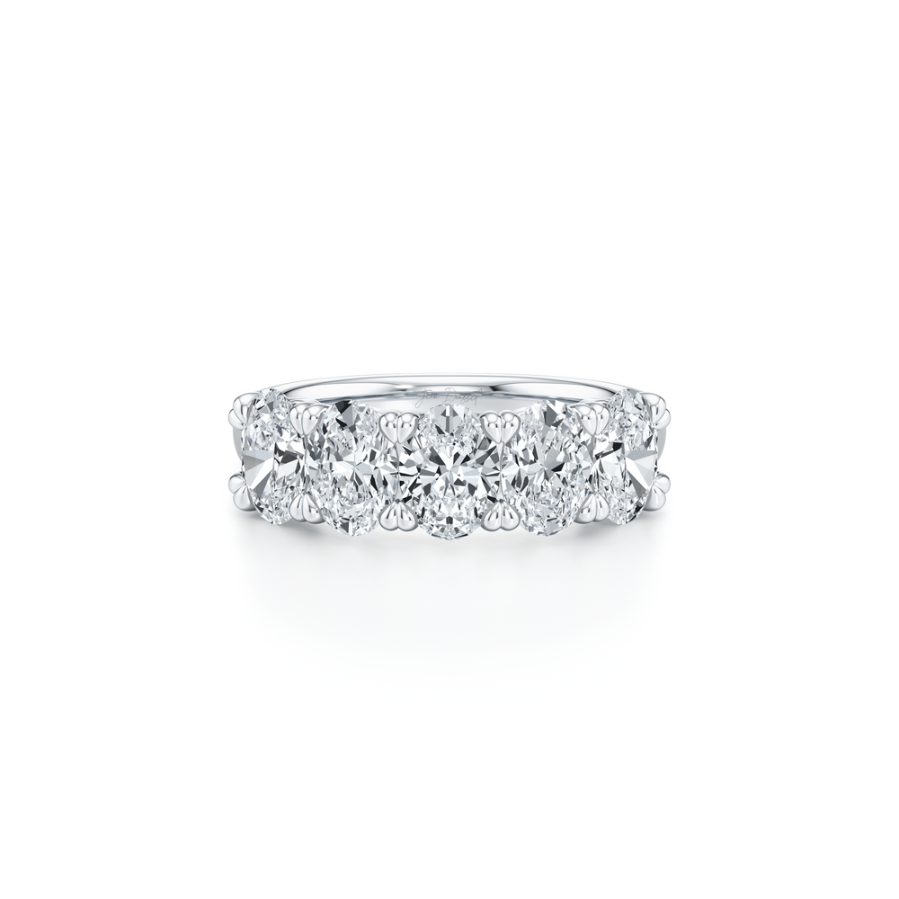 Elle 5-Stone Oval Lab Diamond Band image 8
