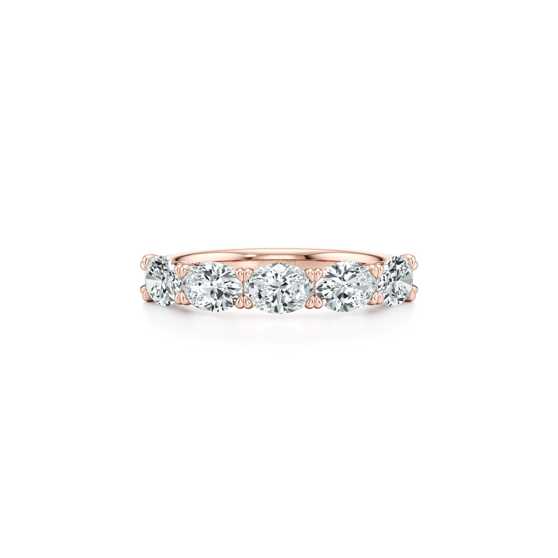 Elle 5-Stone East-West Oval Lab Diamond Band image 6
