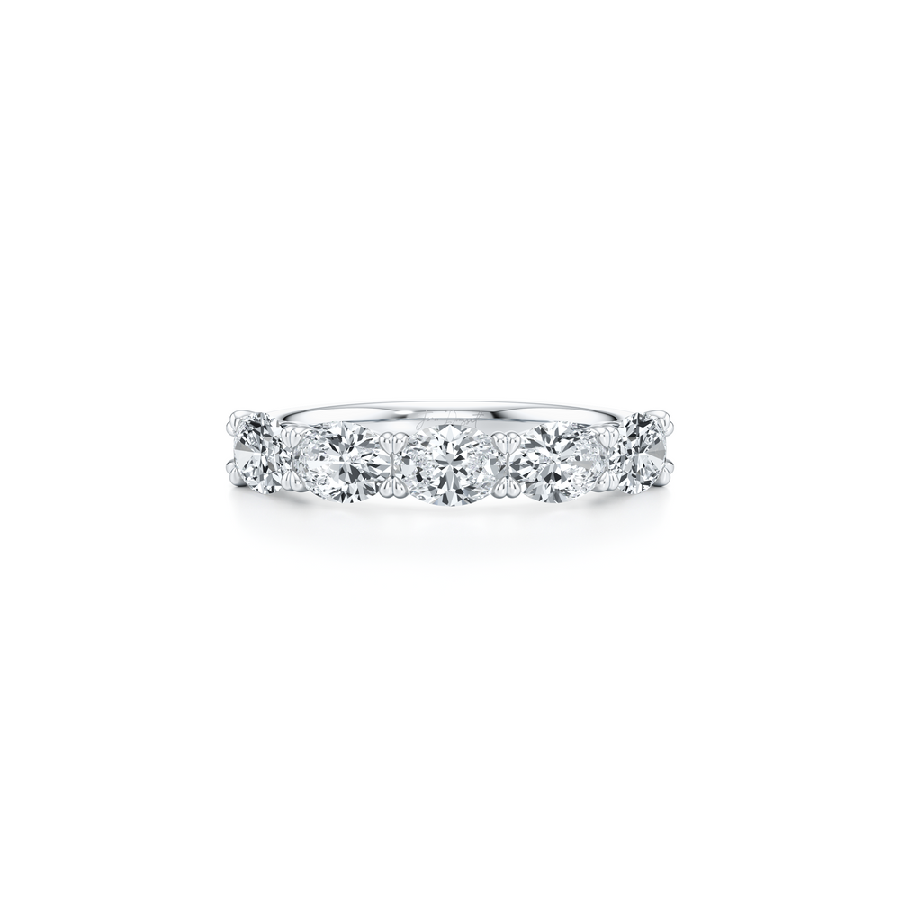 Elle 5-Stone East-West Oval Lab Diamond Band image 2