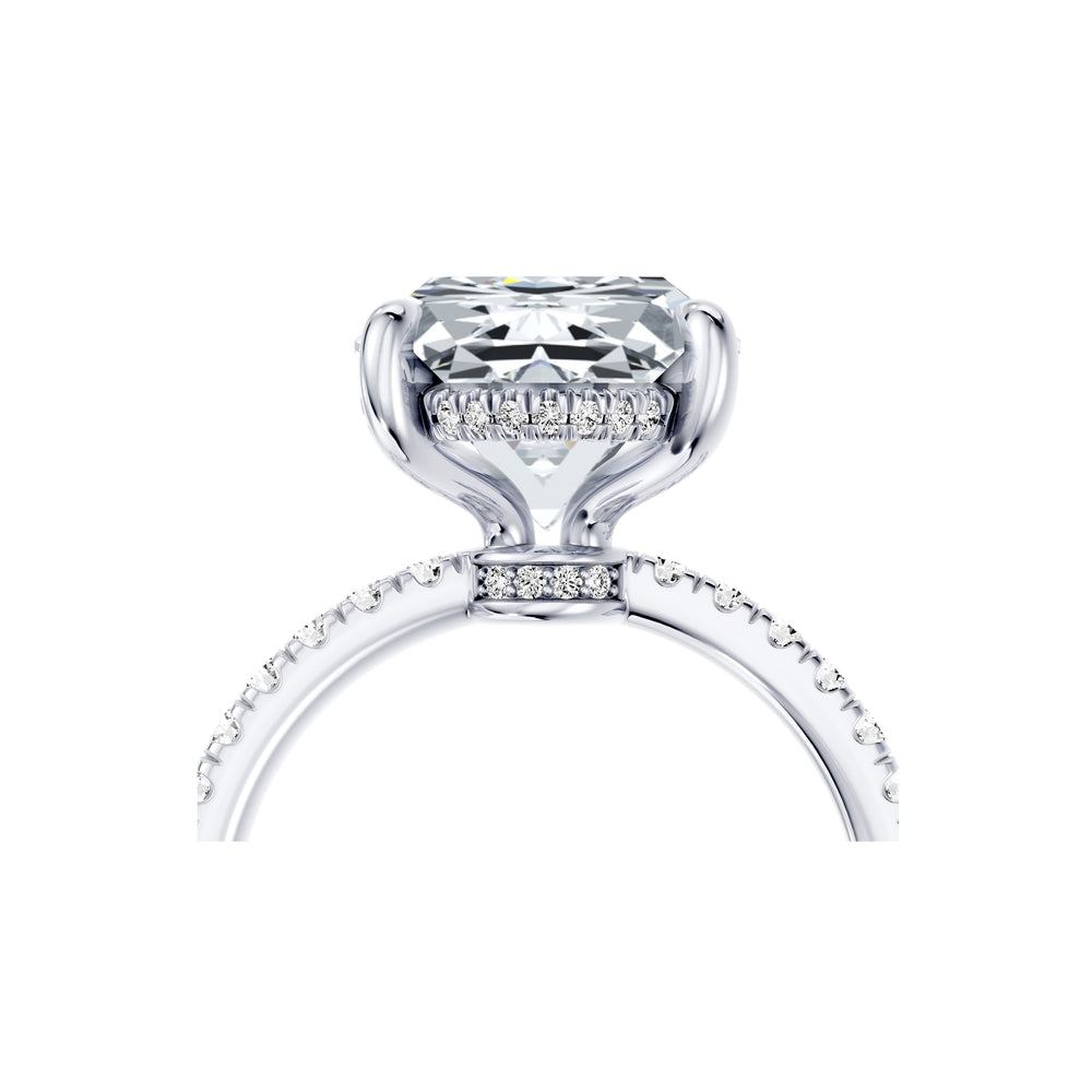 High Jewelry | Audrey Oval Cut Solitaire Lab Diamond Engagement Ring image 5