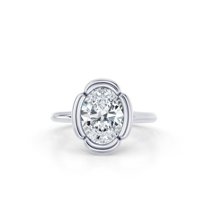 Dorée Solitaire Lab Diamond Engagement Ring image 1