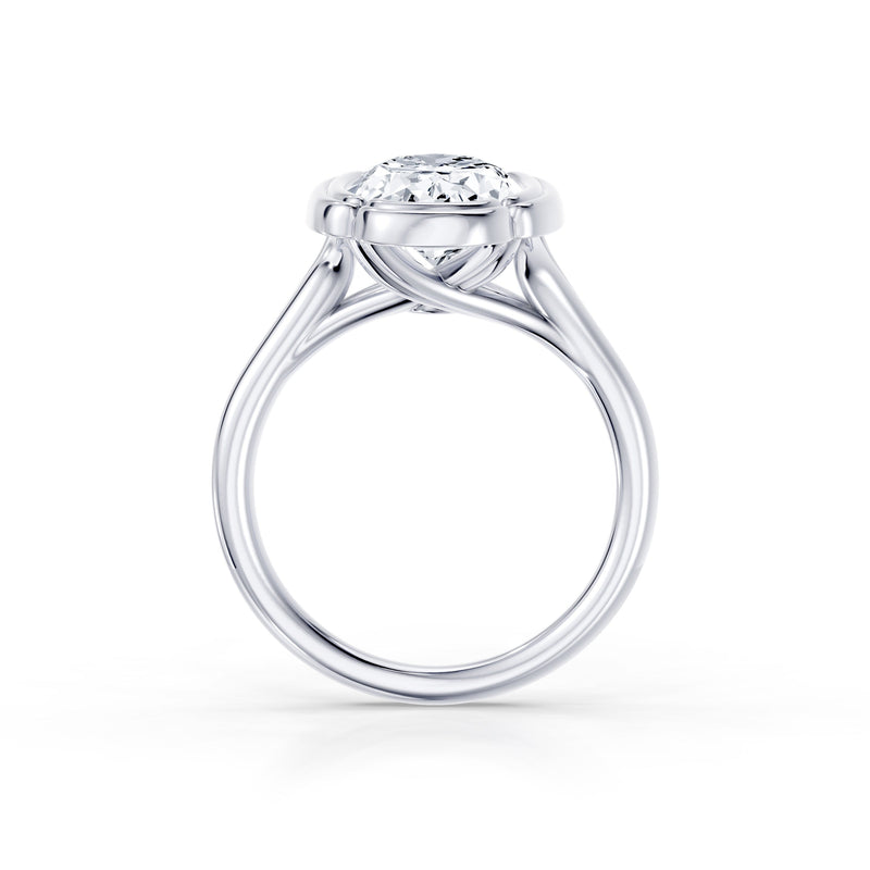 Dorée Solitaire Lab Diamond Engagement Ring image 4