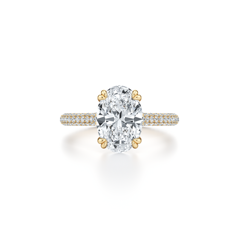 Elle Solitaire Lab Diamond Engagement Ring image 26