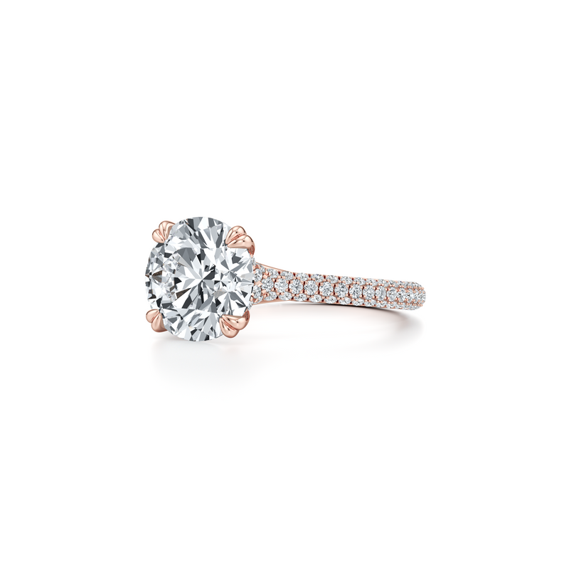 Elle Solitaire Lab Diamond Engagement Ring image 12