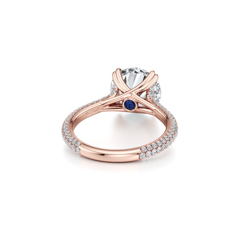 Elle Solitaire Lab Diamond Engagement Ring image 13