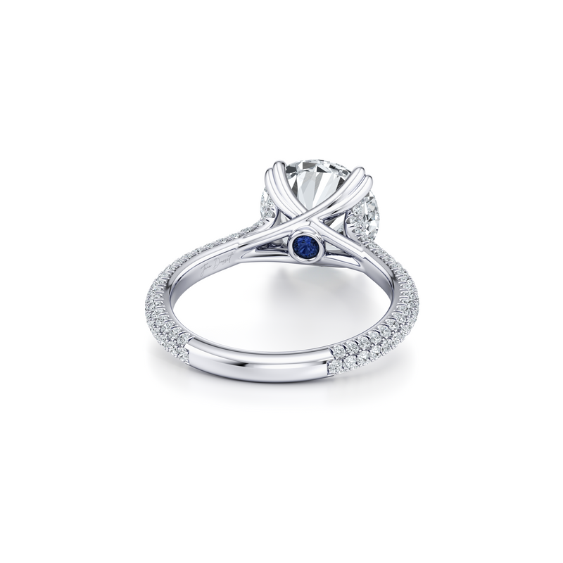 Elle Solitaire Lab Diamond Engagement Ring image 18