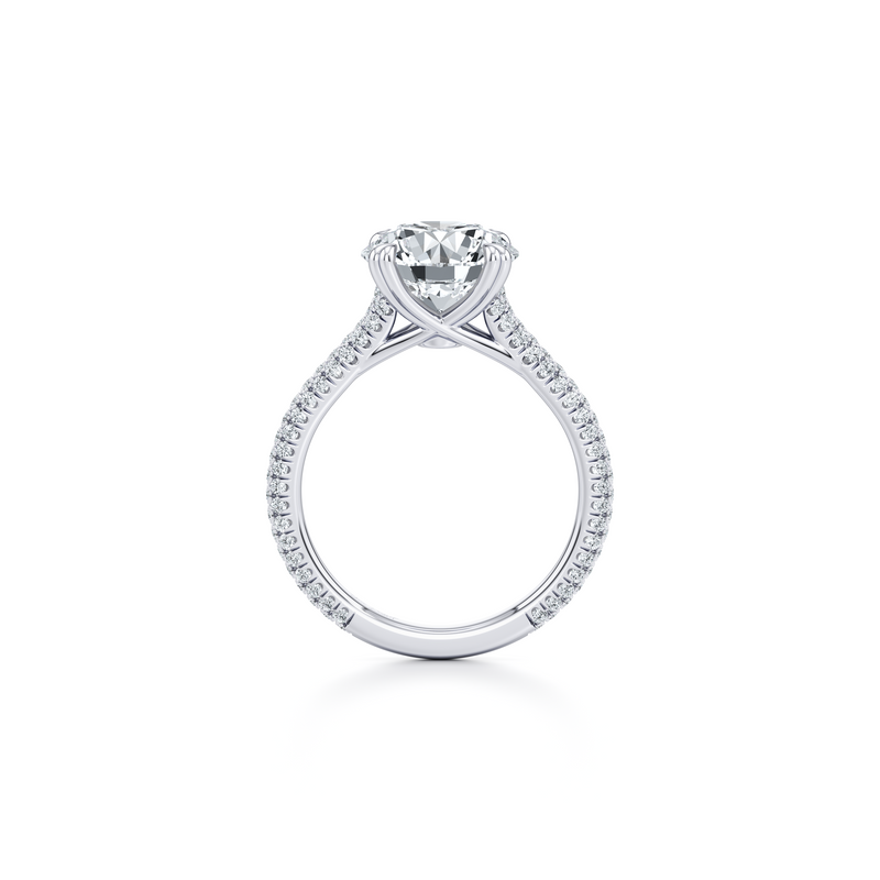 Elle Solitaire Lab Diamond Engagement Ring image 4