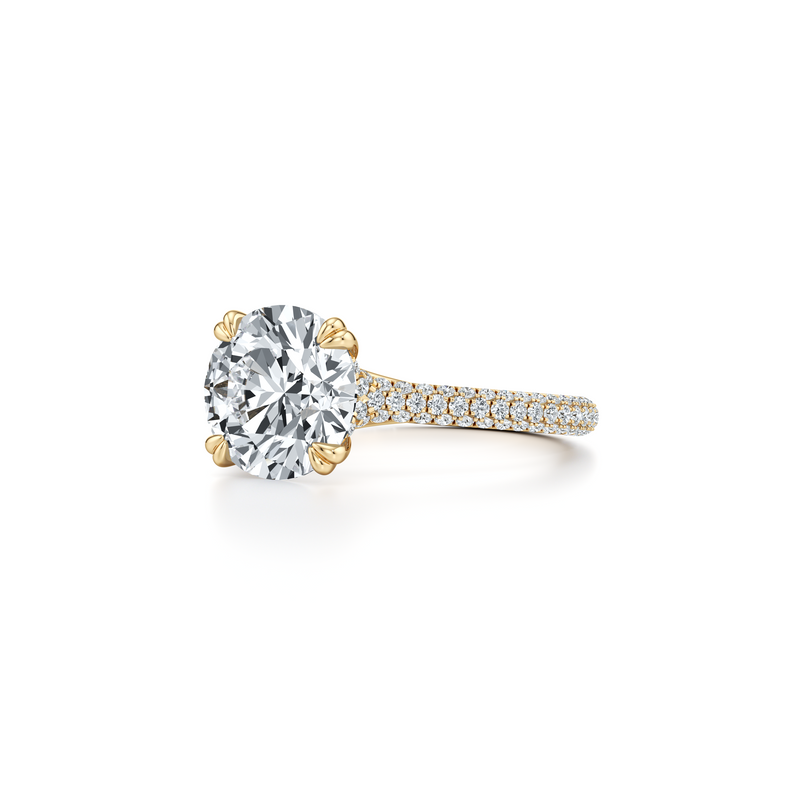 Elle Solitaire Lab Diamond Engagement Ring image 7